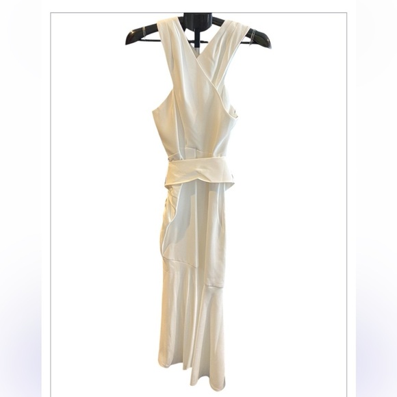 Sachin + Babi White Naomi Belted Sleeveless Dress - Picture 6 of 13